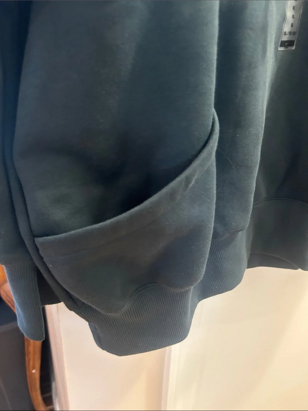Nike Hoodie in Forest Green with White Swoosh